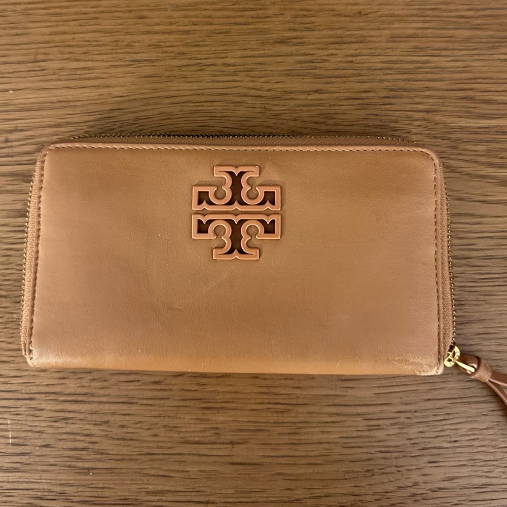 Tory Burch Tan Leather Wallet